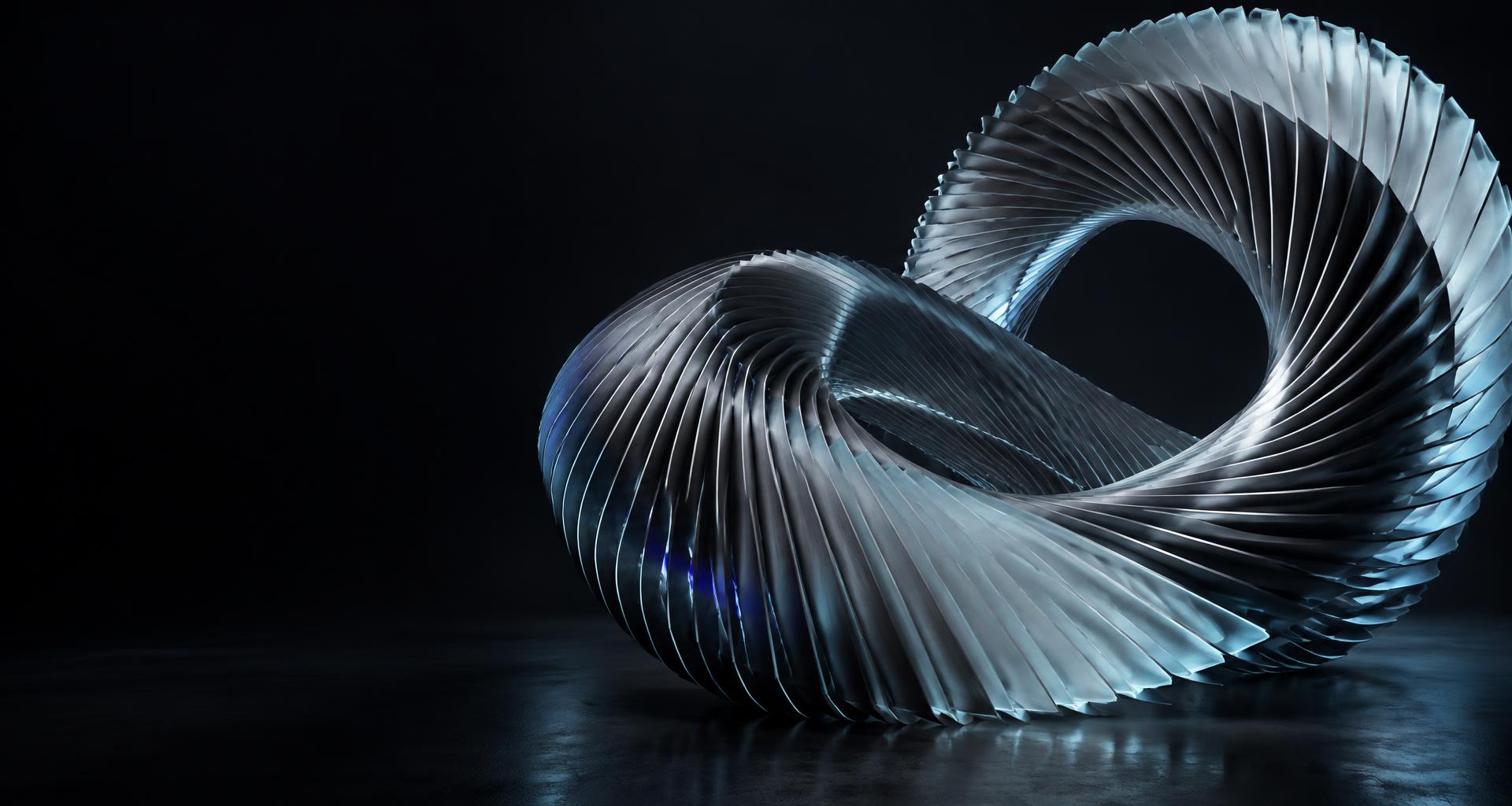 Precision-engineered titanium loop representing connected, intelligent operations